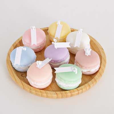 Vela de Mini Soy Wax Macaron Handmade del aroma de la fruta de la etiqueta privada para el cuarto de baño