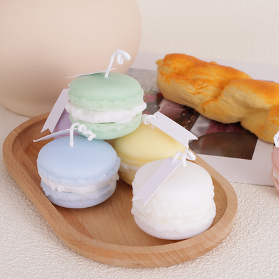 Vela de Mini Soy Wax Macaron Handmade del aroma de la fruta de la etiqueta privada para el cuarto de baño