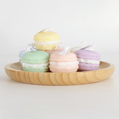 Vela de Mini Soy Wax Macaron Handmade del aroma de la fruta de la etiqueta privada para el cuarto de baño