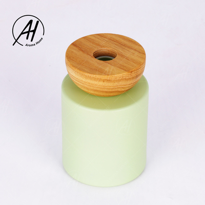El regalo fijó los palillos blancos de cristal verdes caseros de la rota de Reed Diffuser 150ml de la botella