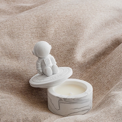 Enyese al astronauta Velas Healing Crystal Aromatherapy Scented Candle del espacio