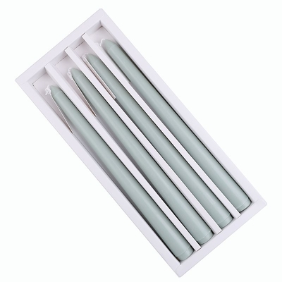 Sistema perfumado del regalo del color 4pcs de la vela de la forma cónica de la cera de la soja de la parafina del palillo del pilar