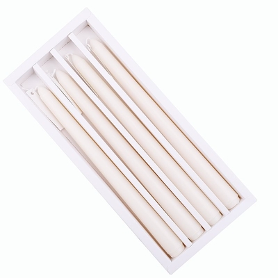 Sistema perfumado del regalo del color 4pcs de la vela de la forma cónica de la cera de la soja de la parafina del palillo del pilar