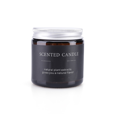 La vela perfumada de lujo Velas del Aromatherapy de cristal de Brown florece el cristal curativo
