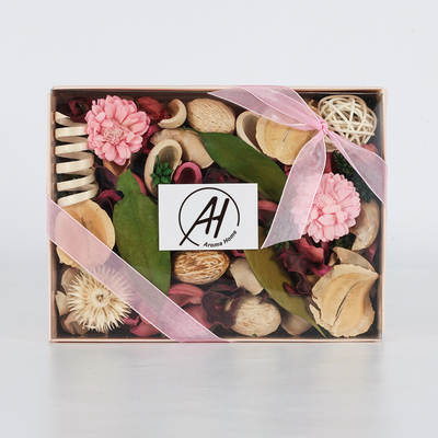 Popurrí eterno secado de la fragancia colorida de la etiqueta privada del algodón de la flor para el regalo determinado casero