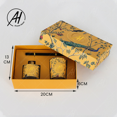 Sistema de lujo del regalo de las velas del olor del ambientador de Reed Diffuser Natural Oil Air del HOGAR del AROMA