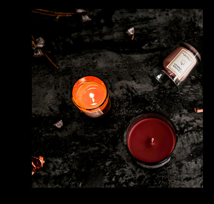 Velas claras del tarro del Ins del Aromatherapy de la fragancia de la cera perfumada nórdica de la soja con la caja de regalo