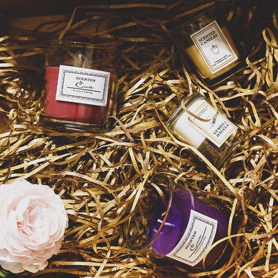 Velas claras del tarro del Ins del Aromatherapy de la fragancia de la cera perfumada nórdica de la soja con la caja de regalo