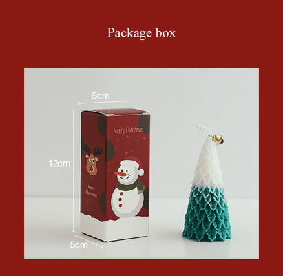 Vela perfumada del árbol de navidad del HOGAR del AROMA de la forma de la novedad de la cera de lujo al por mayor de la soja
