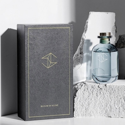 Aceite francés de Reed Diffuser With Natural Essential de la botella de vidrio de la caja de regalo del palillo de la rota del perfume
