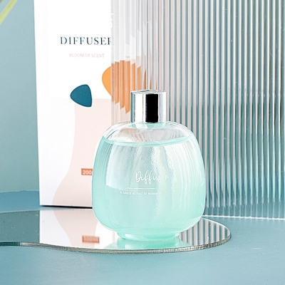 Palillo aromático Reed Diffuser For Home del aceite de Rose Flower Room Glass Bottle