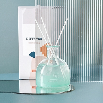 Palillo Reed Diffuser For Home Spa del olor del aceite de Gardenia Room Glass Bottle Aromatic del océano