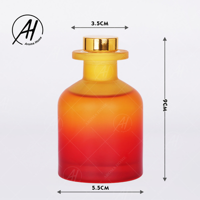 Aroma casero Reed Diffuser With Box del aceite de la esencia de la pendiente de la fragancia de la decoración