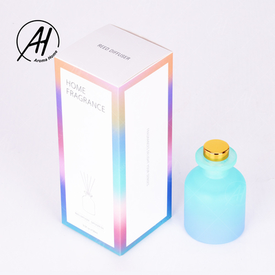 Aroma casero Reed Diffuser With Box del aceite de la esencia de la pendiente de la fragancia de la decoración