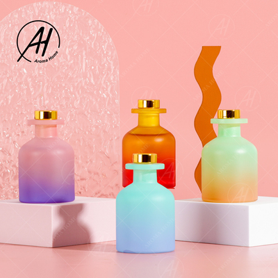 Aroma casero Reed Diffuser With Box del aceite de la esencia de la pendiente de la fragancia de la decoración