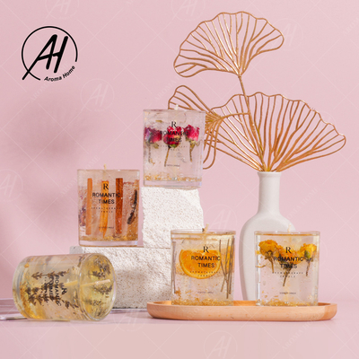 Aceite esencial de Jelly Wax Candles Wedding Gift del océano creativo del tenedor romántico