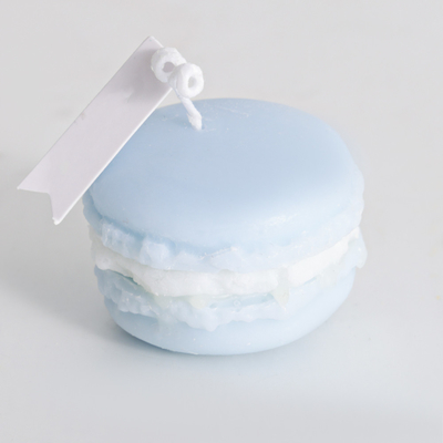 Velas perfumadas hechas a mano únicas seguras de Macaron con colores delicados