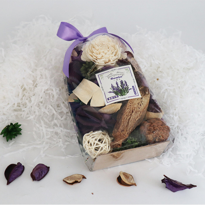 Bolso secado lavanda seca de la flor de la flor del popurrí del ambientador de aire
