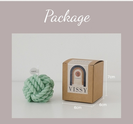 Velas perfumadas hechas a mano creativas de la pequeña fragancia de lana infantil coloridas