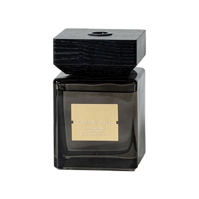 Fragancia casera de cristal negra de lujo Reed Diffuser 500ml del cuadrado para el día de fiesta