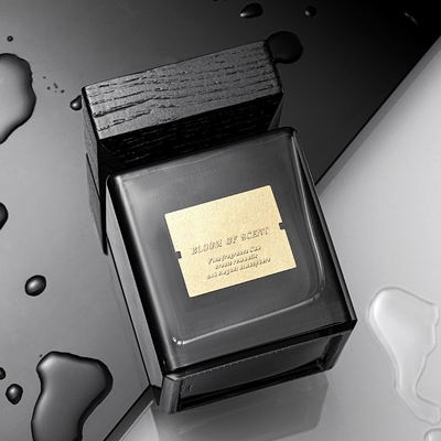 Fragancia casera de cristal negra de lujo Reed Diffuser 500ml del cuadrado para el día de fiesta