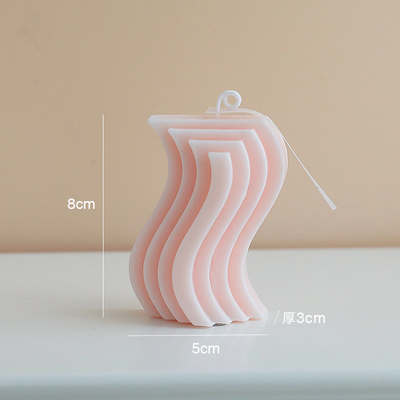 Vela interior de la forma del regalo de la fragancia casera geométrica de encargo S del Aromatherapy pequeña
