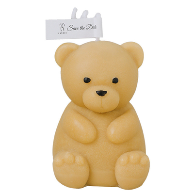 El HOGAR DIY Teddy Bear Shaped Scented Candle lindo del AROMA modificó para requisitos particulares