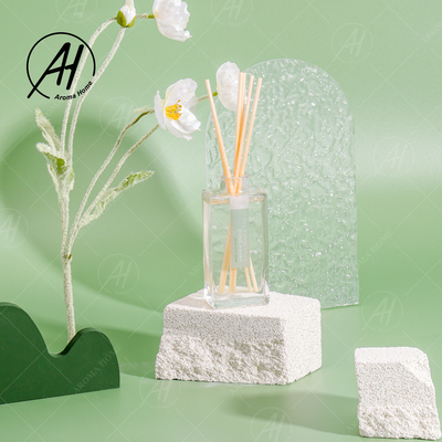 Palillos Reed Diffuser 100ML del ambientador de aire del aceite de la botella de cristal del hotel con la caja de empaquetado
