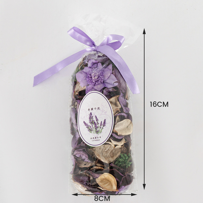 Potpourri bolsas de sachet frescante de aire Decoración de flores secas naturales botánica perfumada