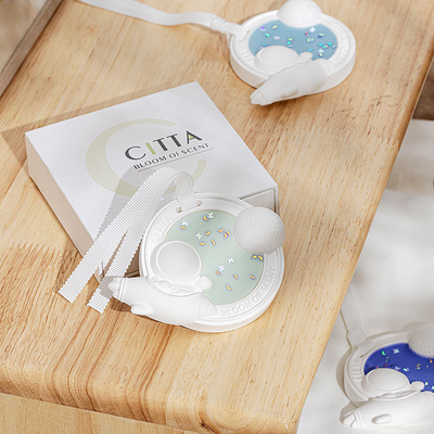 Astronauta Espacial Conejo Luna Tabletas de cera de soja de flores perfumadas personalizadas