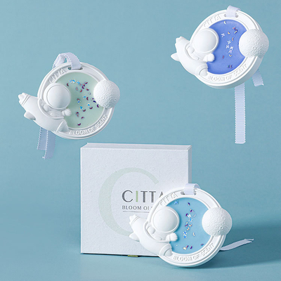 Astronauta Espacial Conejo Luna Tabletas de cera de soja de flores perfumadas personalizadas