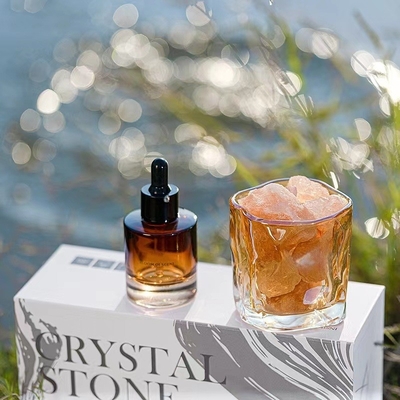 Tarro de vidrio 30ml 260g Cristal velas perfumadas conjunto de regalos de lujo difusor de caña
