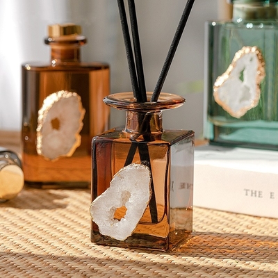 Luxury Home Fragrance Air Freshener Etiqueta privada Botella de vidrio Conjunto de difusores de caña