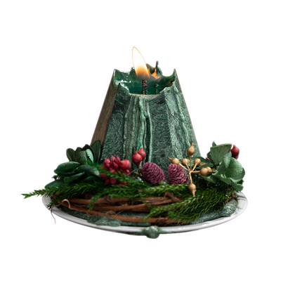 Árbol de Navidad en forma de aromaterapia cera de soja velas de arte perfumadas para Navidad