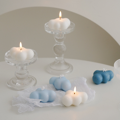 Aromaterapia Regalo INS Decoración de la habitación Candela perfumada de color blanco a medida