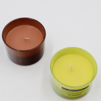 La cera de la soja del OEM sospechó el coco y la cal 4oz de la vela del hogar del aroma