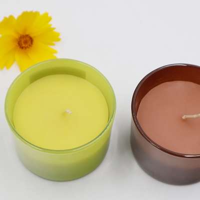 La cera de la soja del OEM sospechó el coco y la cal 4oz de la vela del hogar del aroma