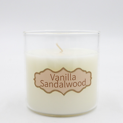 la cera natural del eucalipto de la hierbabuena 8oz sospechó velas con Cork Lid