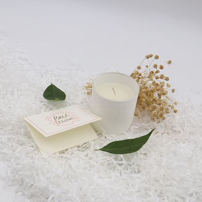 Velas perfumadas blancas simples de la cera de la soja de la etiqueta privada del hogar del aroma