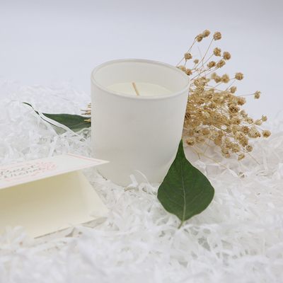 Velas perfumadas blancas simples de la cera de la soja de la etiqueta privada del hogar del aroma