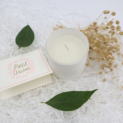 Velas perfumadas blancas simples de la cera de la soja de la etiqueta privada del hogar del aroma