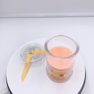 La cera anaranjada orgánica de la soja del OEM sospechó a Mason Jar Candle para el sueño