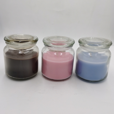 El aroma colorido del caramelo sospechó las velas a base de soja 12oz de las velas