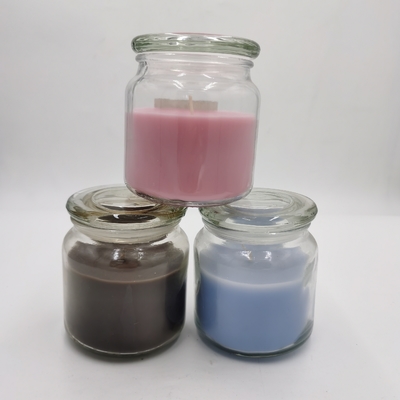 El aroma colorido del caramelo sospechó las velas a base de soja 12oz de las velas