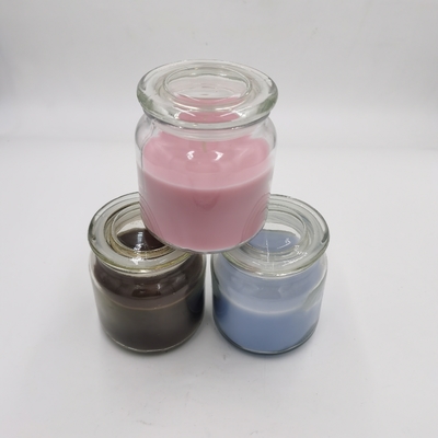 El aroma colorido del caramelo sospechó las velas a base de soja 12oz de las velas