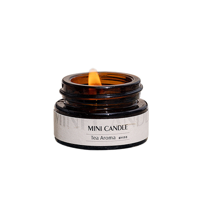 Aroma Mini Amber Glass 3oz Mason Jar Candle para el balneario del sueño