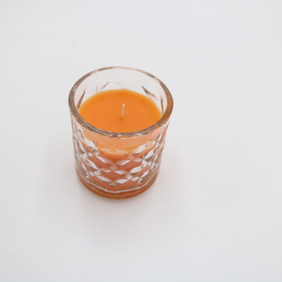 Mecha de cristal reciclada 8oz pequeñas velas votivas mecha y vela del buque para la decoración casera