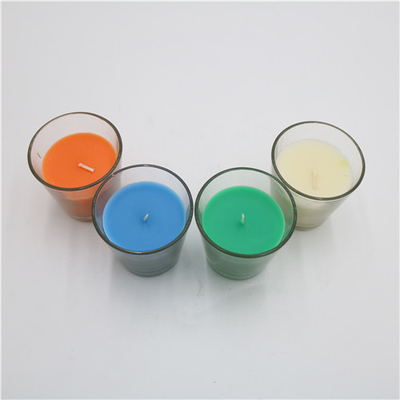 Vela perfumada 3.5oz del tarro de cristal colorido del SGS para la decoración casera
