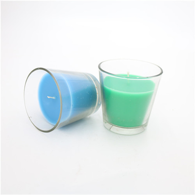 Vela perfumada 3.5oz del tarro de cristal colorido del SGS para la decoración casera