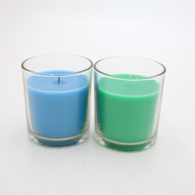 Vela perfumada 3.5oz del tarro de cristal colorido del SGS para la decoración casera